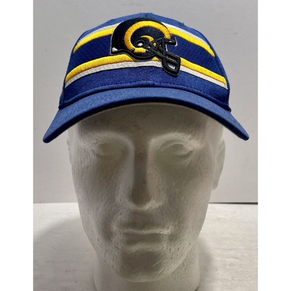 LA Rams New Era 39Thirty NFL Football Flex-Fit  Cap Sz S/M Super Bowl LIII EUC